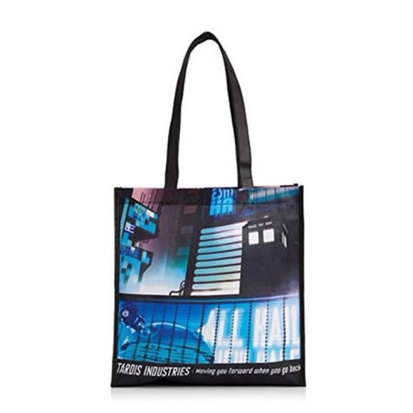 NEW Doctor Who Large Bag Tokyo TARDIS Shopping Tote Bag Dr - Picture 6 of 6